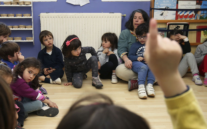 Alumnos de 3º de infantil «La clase los pingüinos»