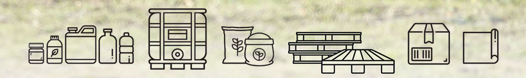 Tipos de residuos de envases agrícolas y ganaderos