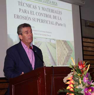Valentín Contreras (BSG) en el VII Congreso Iberoamericano del Control de la Erosión y los Sedimentos (CICES 2014)