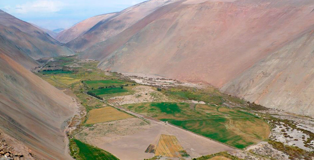 Valle de los Camarones en Chile